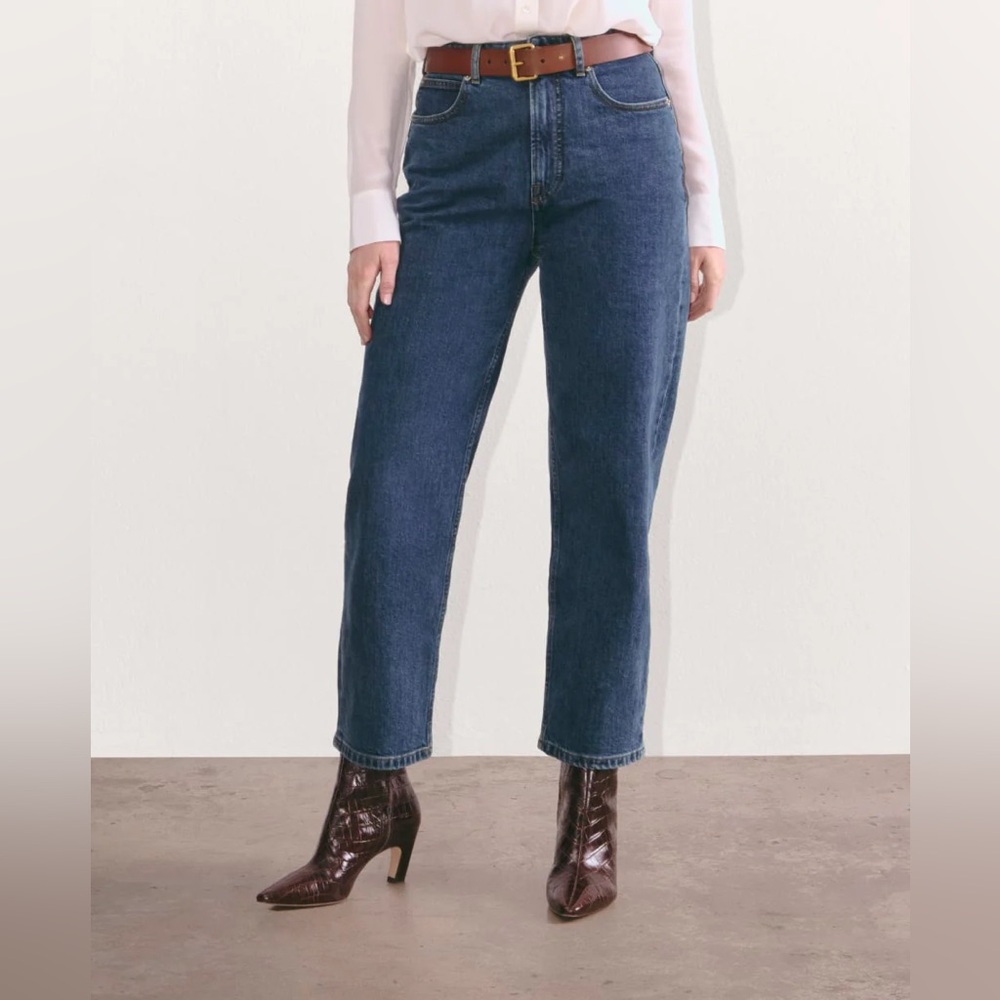 NWT Everlane Curvy Way-High Jean 31 Vintage Indigo